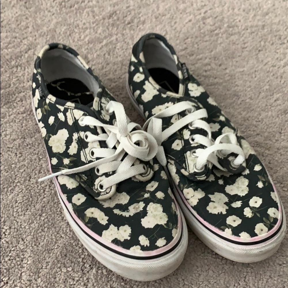 Floral Vans